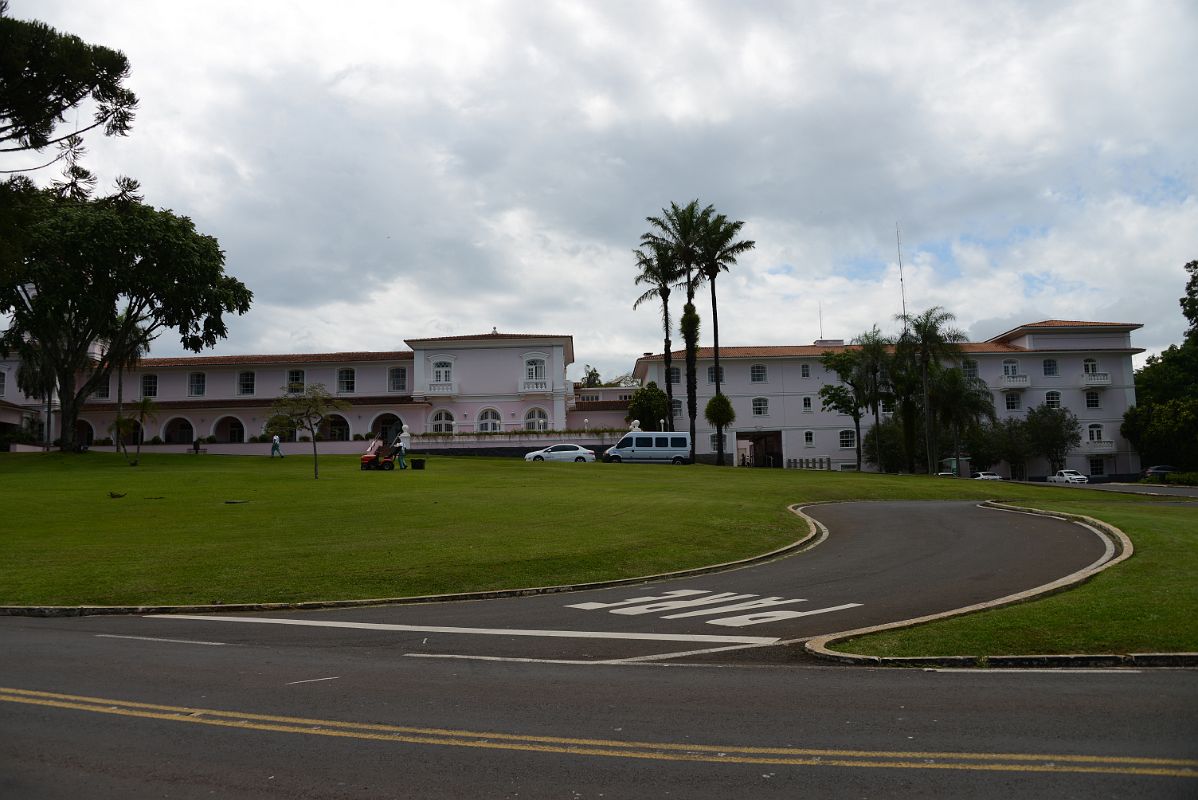 08 We Go Off The Bus Next To Hotel Das Cataratas To Start Our Visit To Brazil Iguazu Falls